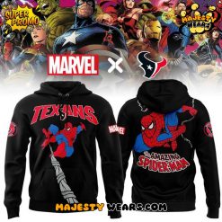 Houston Texans x Marvel Amazing Spiderman Special Hoodie