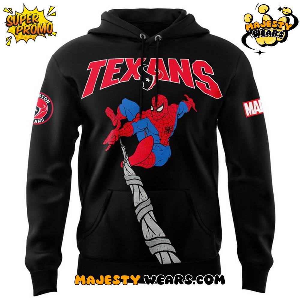 Houston Texans x Marvel Amazing Spider-man Special Hoodie Houston Texans x Marvel Amazing Spider-man Special Hoodie