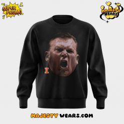 Illinois Fighting Illini Coach Bret Bielema Big Face Special Sweatshirt