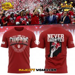 Indiana Hoosiers Big 10 Champions “Never Daunted” T-Shirt