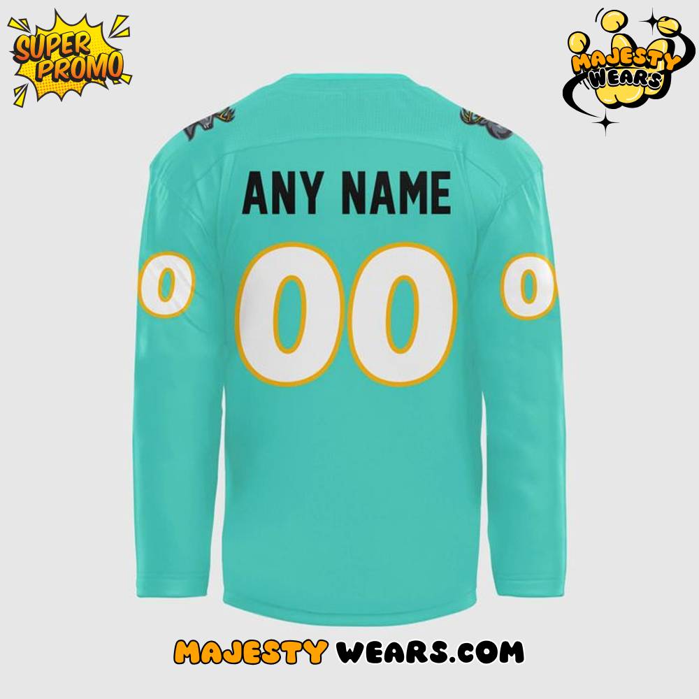 Iowa Heartlanders x Squidward Custom Hockey Jersey – Special Edition Iowa Heartlanders x Squidward Custom Hockey Jersey – Special Edition