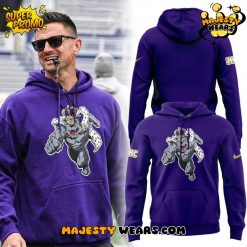 James Madison Dukes Coach Chesney Marvel Super Hero Day Hoodie
