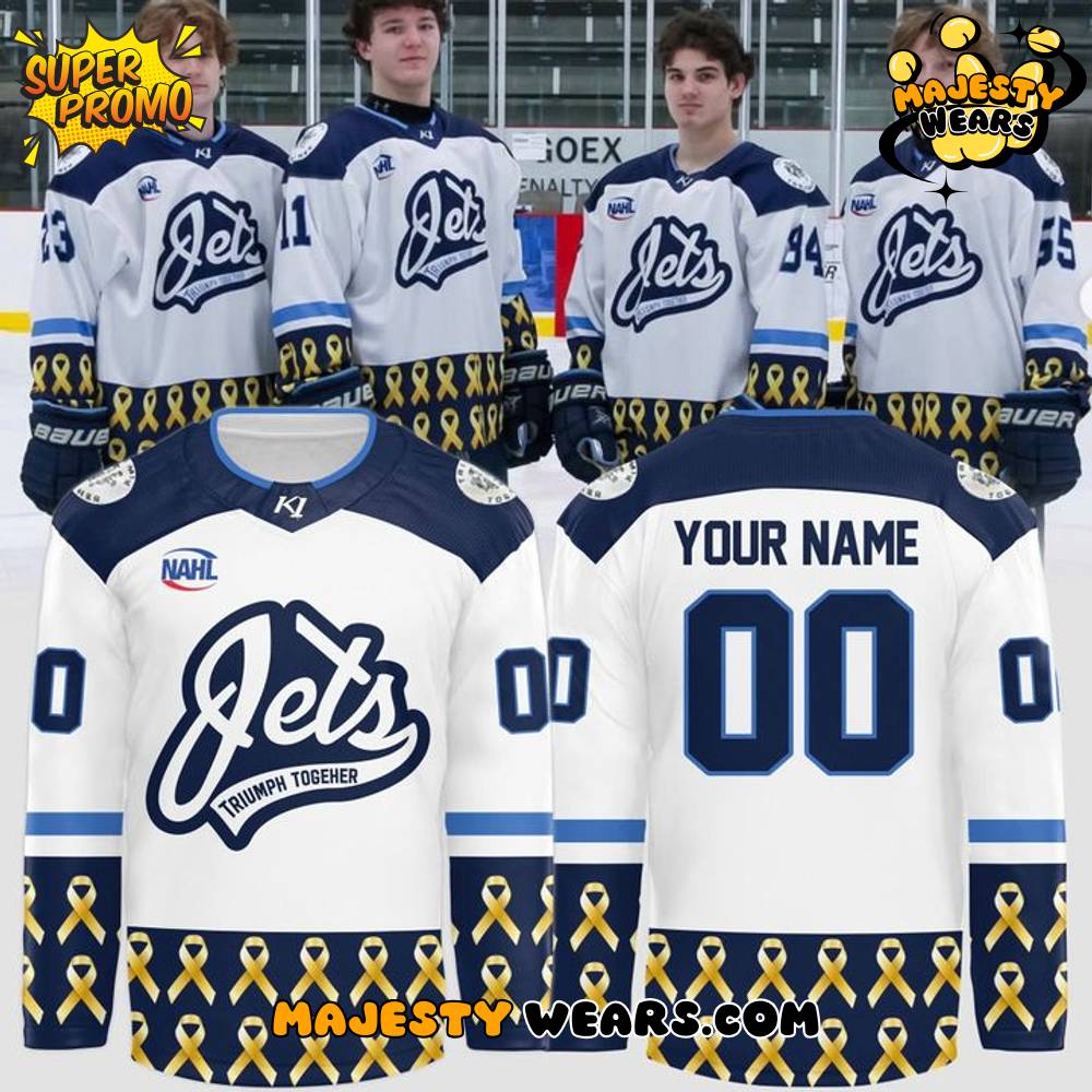 Janesville Jets Triumph Together Custom Hockey Jersey Janesville Jets Triumph Together Custom Hockey Jersey