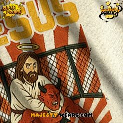 Jesus Has Your Back Ugly Christmas Sweater