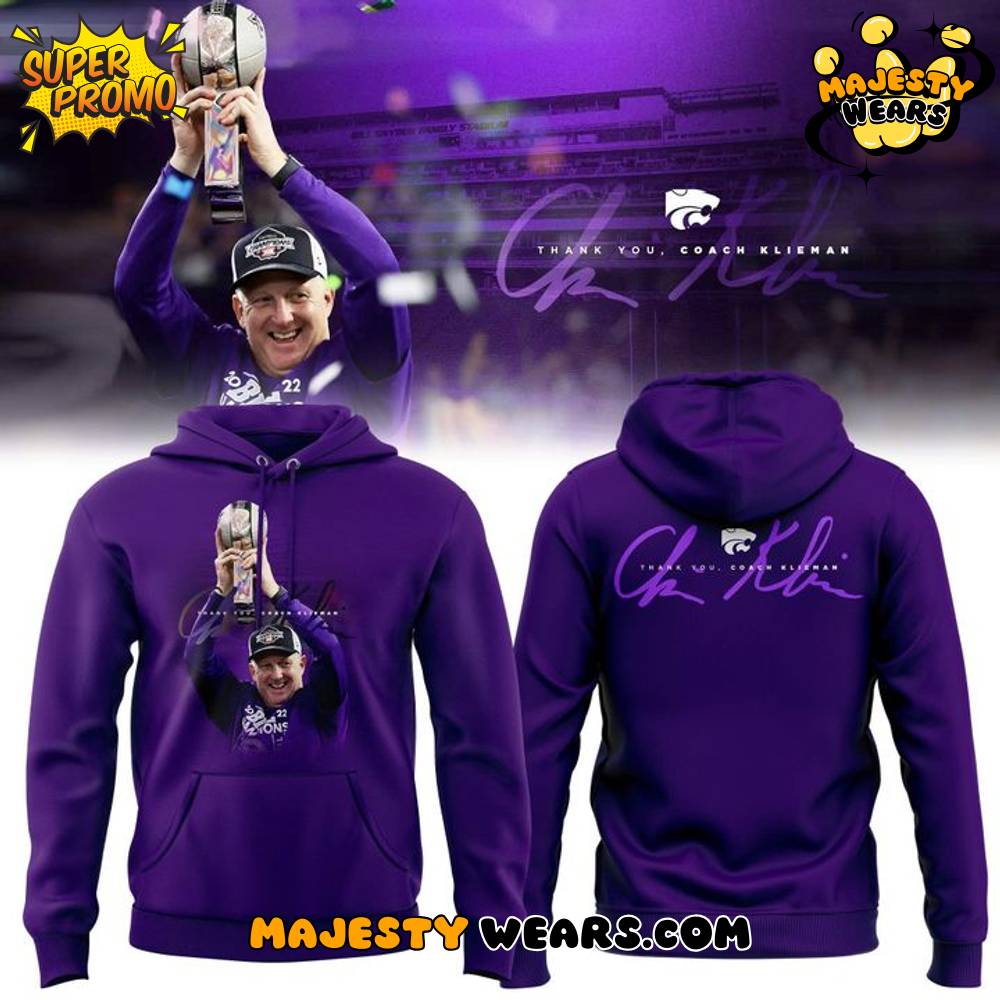 K-State Football Thank You Coach Klieman Special Hoodie K-State Football Thank You Coach Klieman Special Hoodie
