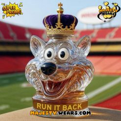 Kansas City Chiefs Mascot Run It Back Whiskey Bottle