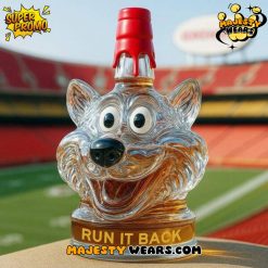 Kansas City Chiefs Mascot Run It Back Whiskey Bottle