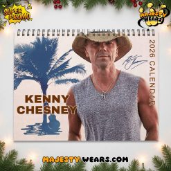 Kenny Chesney Signature 2026 Wall Hanging Calendar