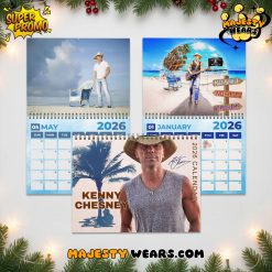Kenny Chesney Signature 2026 Wall Hanging Calendar