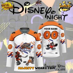 Knoxville Ice Bears x Disney Night Mickey Mouse Custom Hockey Jersey Knoxville Ice Bears x Disney Night Mickey Mouse Custom Hockey Jersey