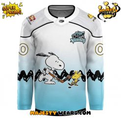 Knoxville Ice Bears x Peanuts Night Custom Hockey Jersey