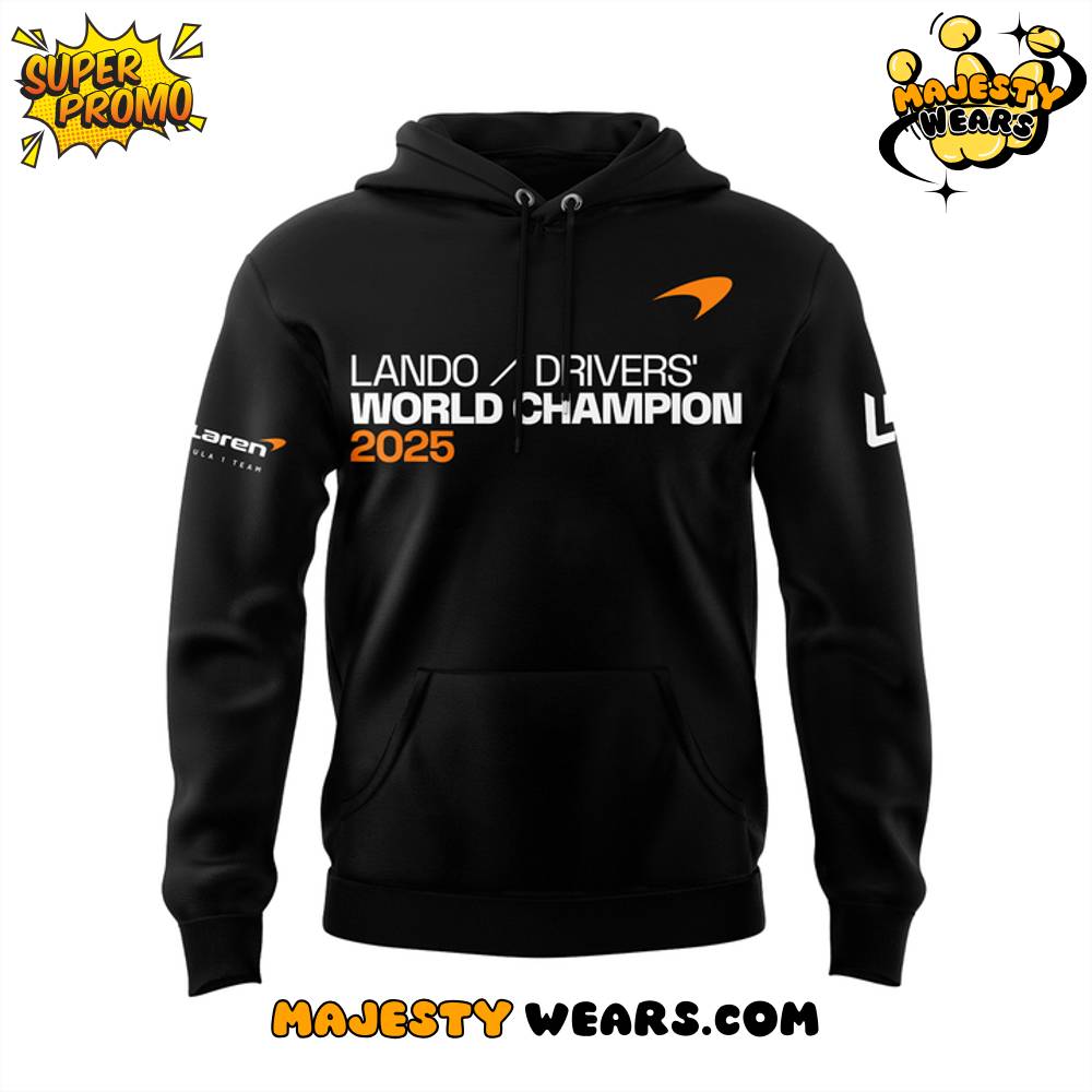 Lando Norris 2025 Drivers’ World Champion Hoodie Lando Norris 2025 Drivers’ World Champion Hoodie
