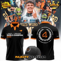 Lando Norris 2025 Drivers’ World Champion Polo Shirt Lando Norris 2025 Drivers’ World Champion Polo Shirt