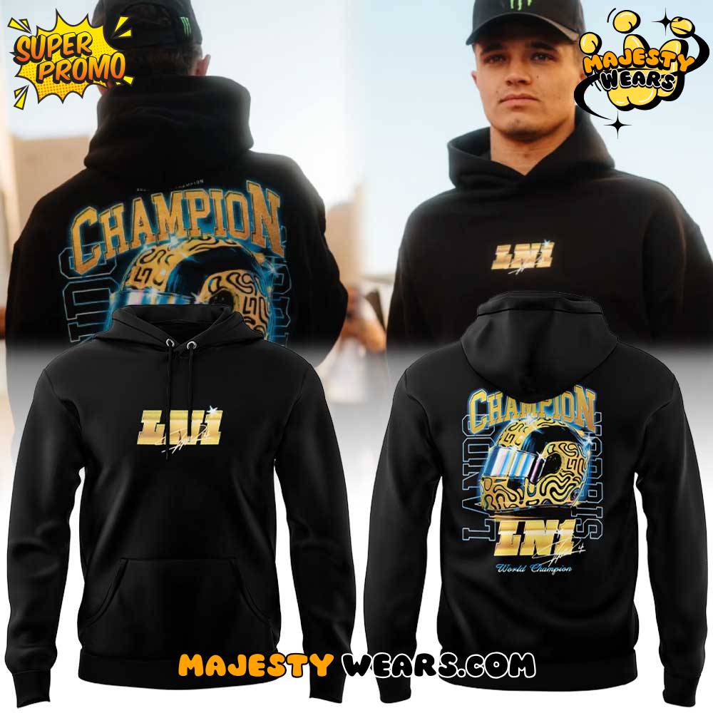 Lando Norris – WORLD CHAMPION 2025 Hoodie Lando Norris – WORLD CHAMPION 2025 Hoodie