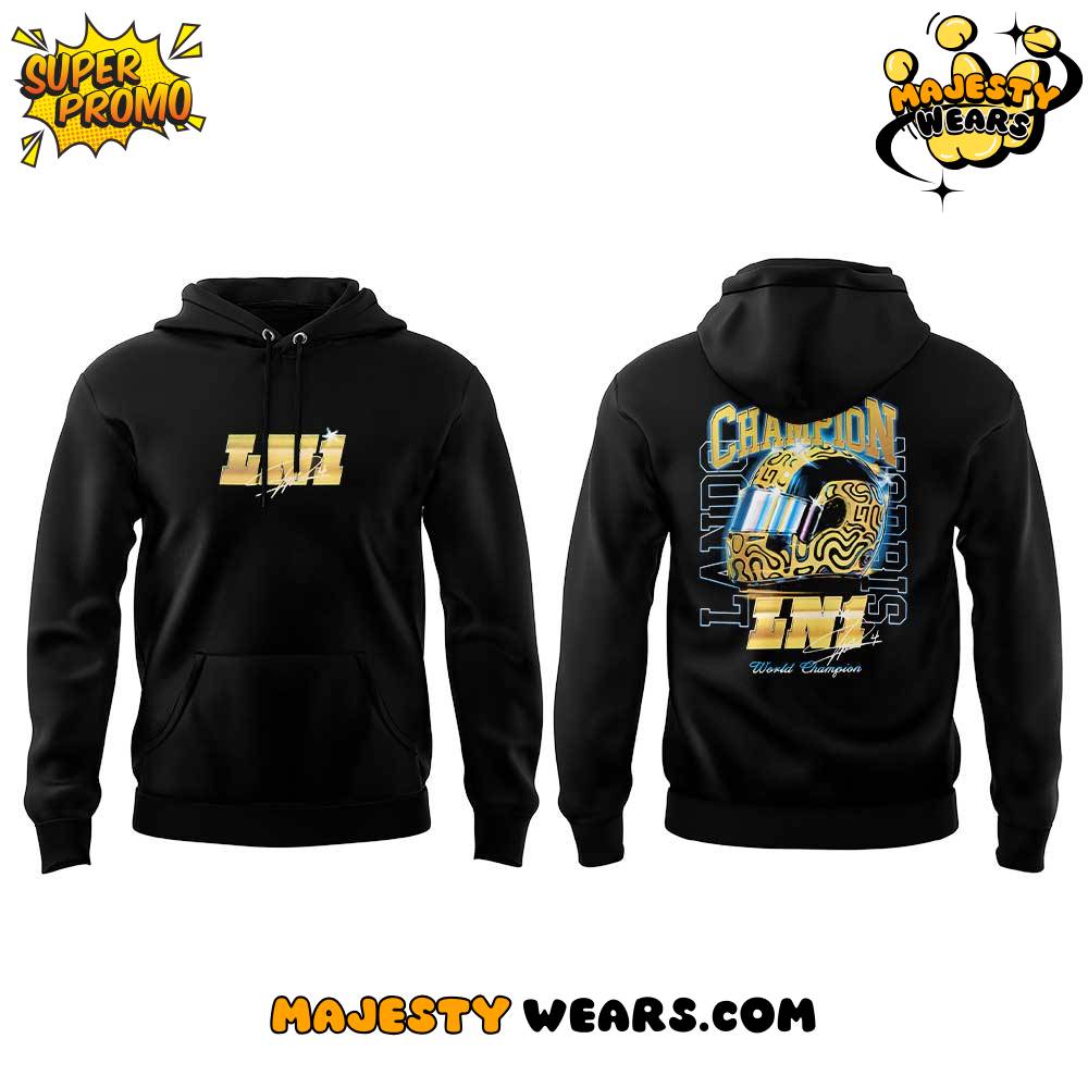 Lando Norris – WORLD CHAMPION 2025 Hoodie Lando Norris – WORLD CHAMPION 2025 Hoodie