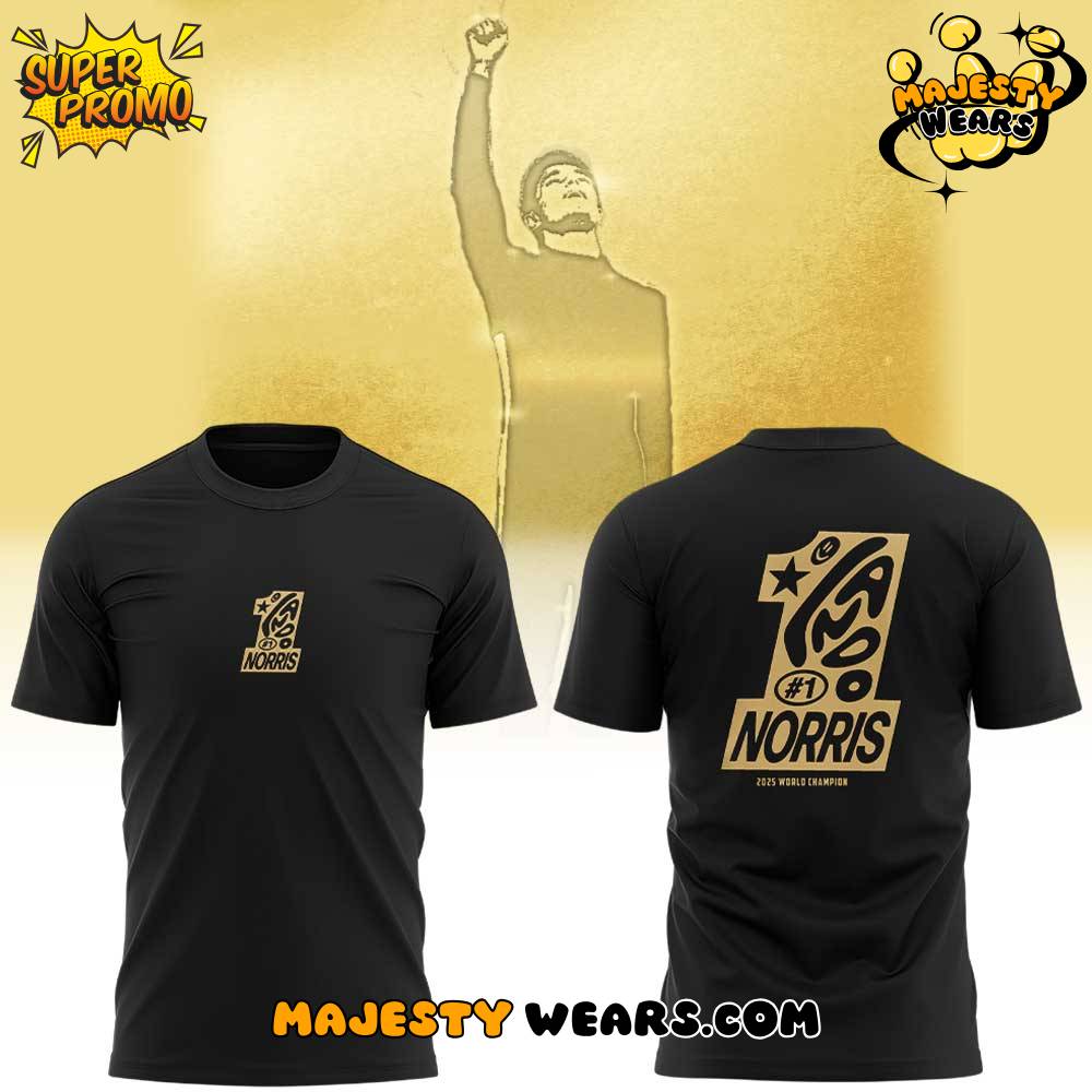 Lando Norris – WORLD CHAMPION 2025 T-Shirt Lando Norris – WORLD CHAMPION 2025 T-Shirt