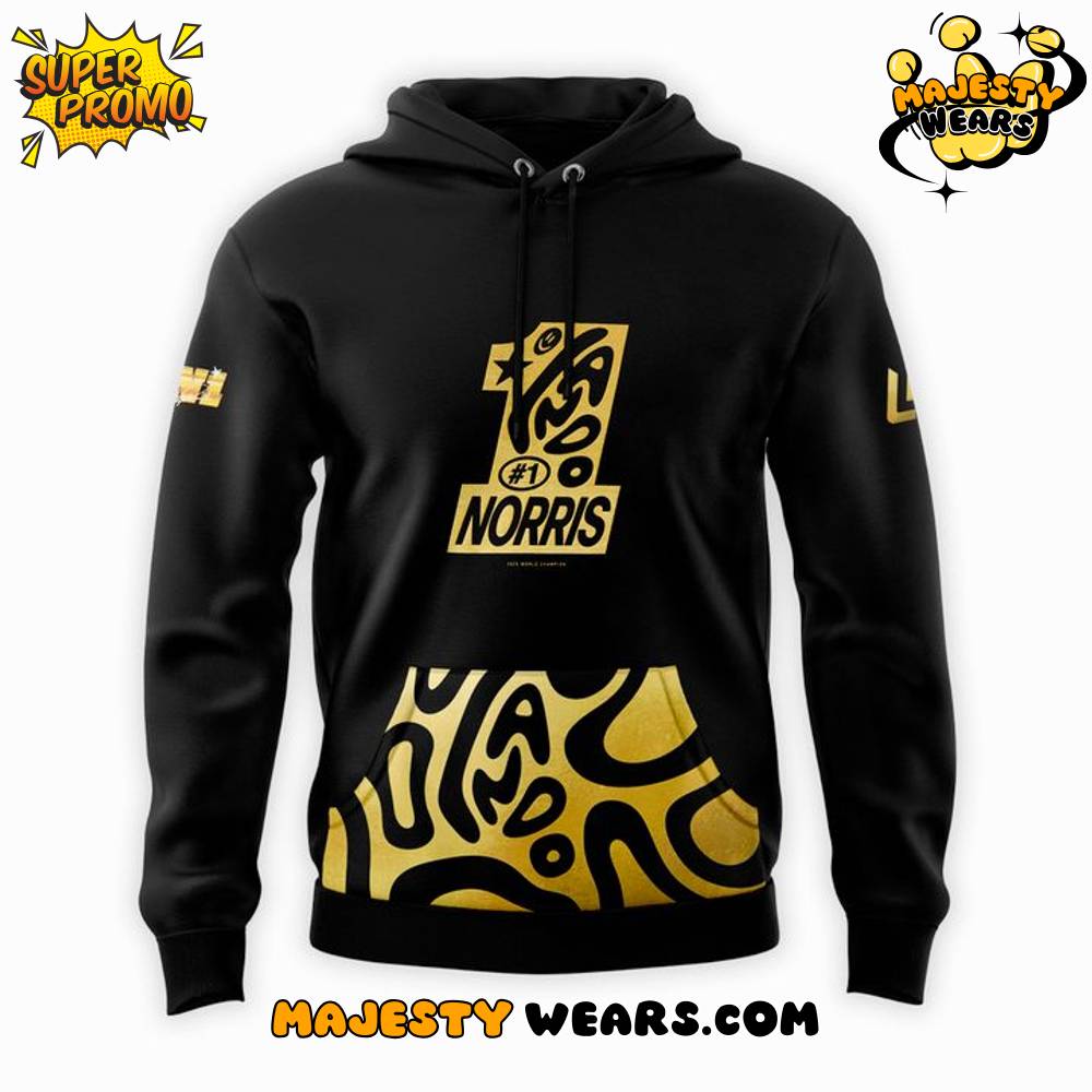 Lando Norris World Drivers’ Champion Hoodie Lando Norris World Drivers’ Champion Hoodie