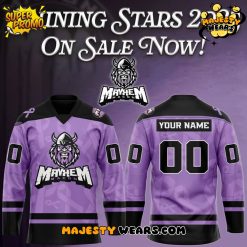 Macon Mayhem “Cancer Night” Custom Hockey Jersey