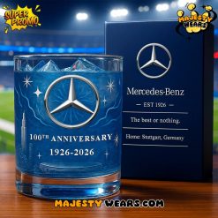 Mercedes Benz 100th Years Anniversary Whiskey Glass