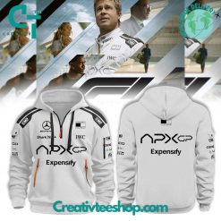 Mercedes F1 Team x F1 The Movie 2025 APXGP “Brad Pitt” Quarter-Zip Hoodie