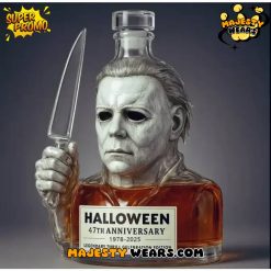 Michael Myers Halloween 47th Anniversary Limited Edition Whiskey Bottle