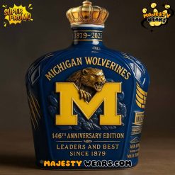 Michigan Wolverines 146th Anniversary Whiskey Bottle