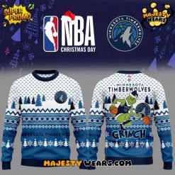 Minnesota Timberwolves x Grinch Christmas Jumper Ugly Sweater