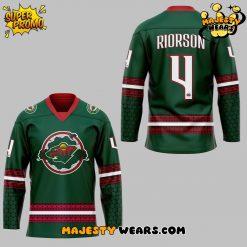 Minnesota Wild Fourth Wing Night Custom Hockey Jersey