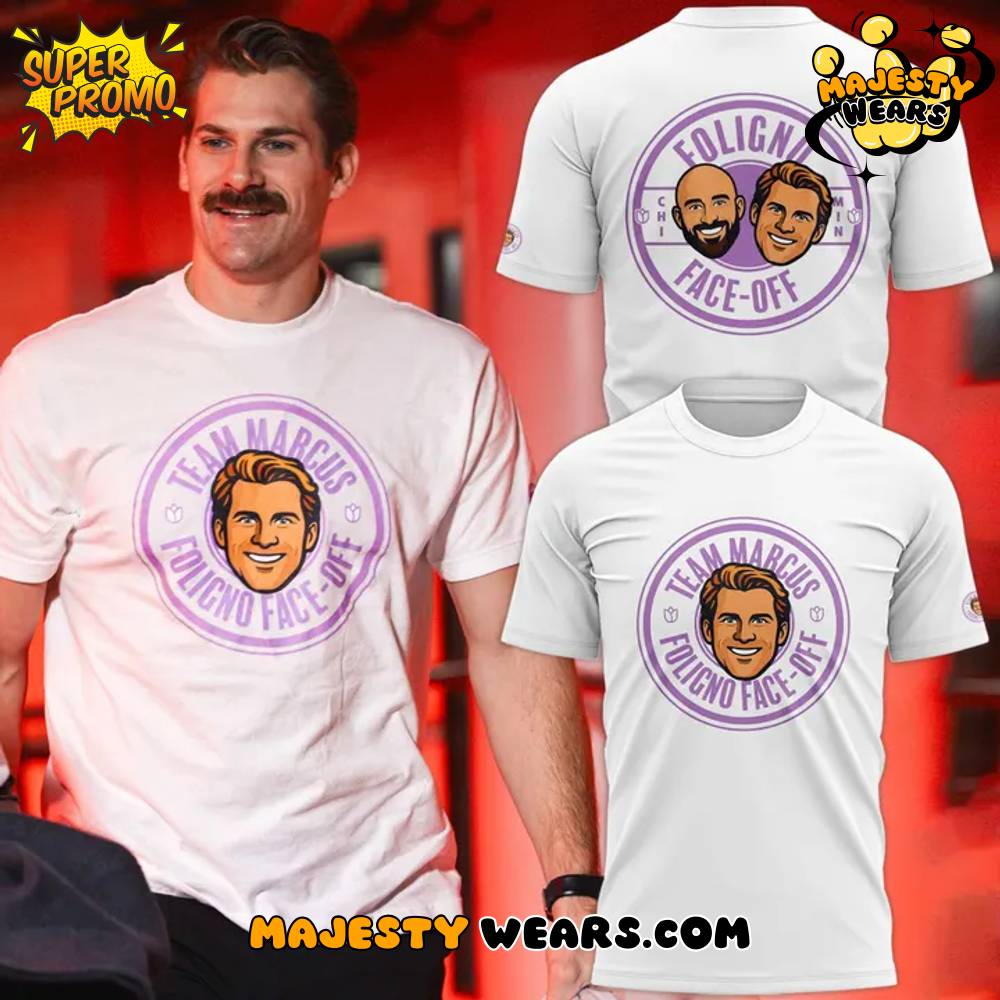 Minnesota Wild Team Marcus Foligno Face-Off T-Shirt Minnesota Wild Team Marcus Foligno Face-Off T-Shirt