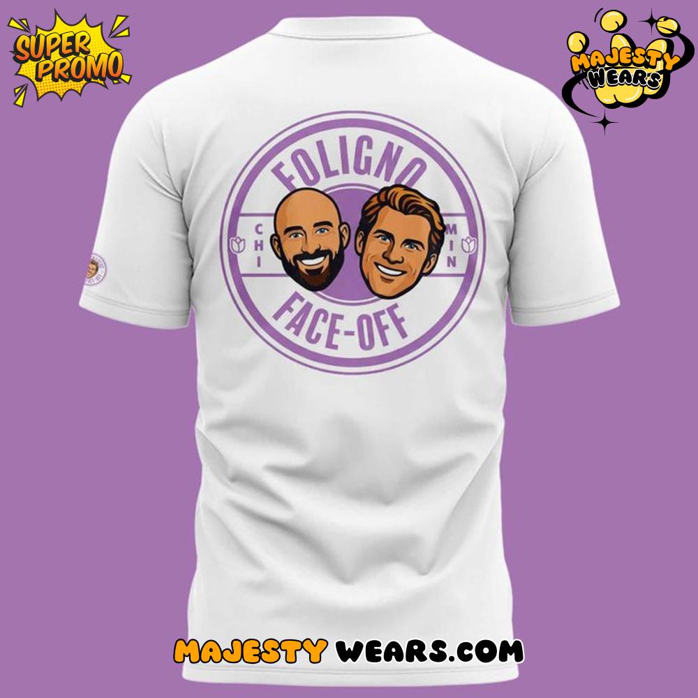 Minnesota Wild Team Marcus Foligno Face-Off T-Shirt Minnesota Wild Team Marcus Foligno Face-Off T-Shirt