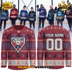 Montreal Victoire Holiday Ugly Christmas Sweater Custom Hockey Jersey