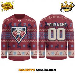 Montreal Victoire Holiday Ugly Christmas Sweater Custom Hockey Jersey