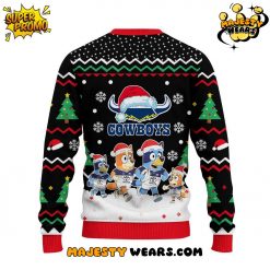 NQ Cowboys x Bluey and Bingo Merry Christmas Ugly Sweater