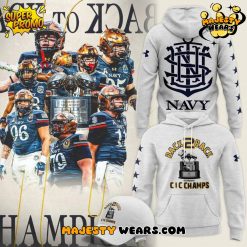 Navy Midshipmen Back-to-Back CIC Champs Hoodie