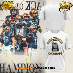 Navy Midshipmen Back-to-Back CIC Champs T-Shirt Navy Midshipmen Back-to-Back CIC Champs T-Shirt