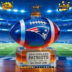 New England Patriots Legacy of the Patriots Whiskey Bottle