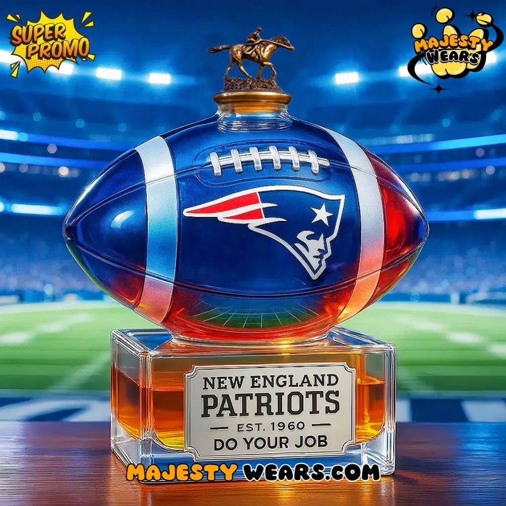 New England Patriots Legacy of the Patriots Whiskey Bottle New England Patriots Legacy of the Patriots Whiskey Bottle