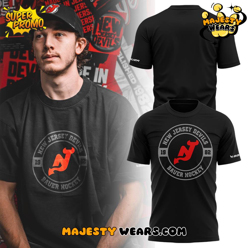 New Jersey Devils Bauer T-Shirt New Jersey Devils Bauer T-Shirt