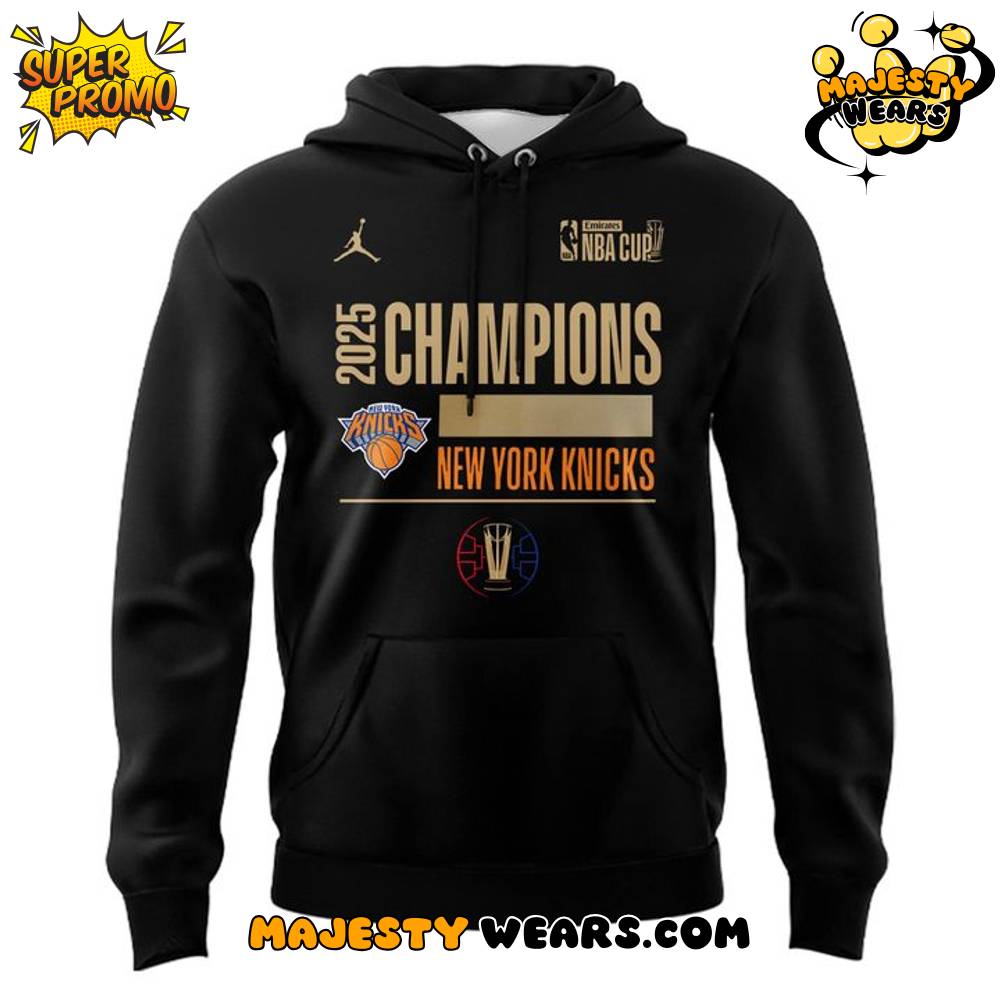 New York Knicks 2025 NBA Cup Champions Hoodie New York Knicks 2025 NBA Cup Champions Hoodie