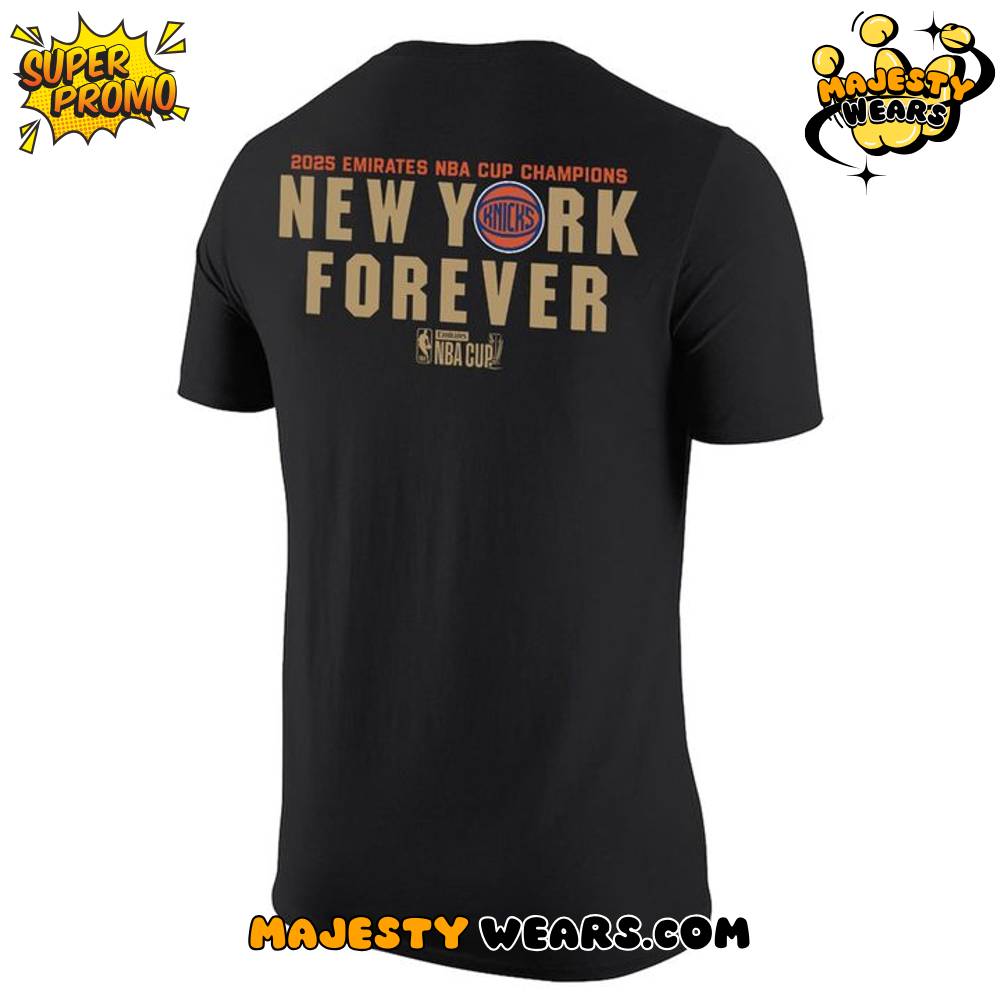 New York Knicks 2025 NBA Cup Champions T-Shirt New York Knicks 2025 NBA Cup Champions T-Shirt