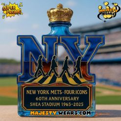 New York Mets x Four Icons 60th Anniversary Whiskey Bottle
