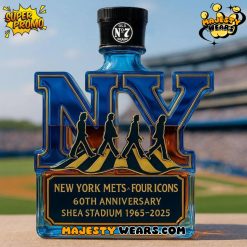New York Mets x Four Icons 60th Anniversary Whiskey Bottle