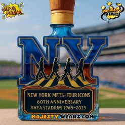 New York Mets x Four Icons 60th Anniversary Whiskey Bottle