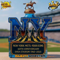 New York Mets x Four Icons 60th Anniversary Whiskey Bottle
