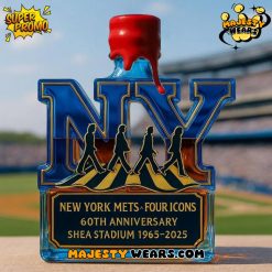 New York Mets x Four Icons 60th Anniversary Whiskey Bottle