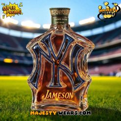 New York Yankees Classic Baseball Legacy Whiskey Bottle