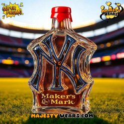New York Yankees Classic Baseball Legacy Whiskey Bottle