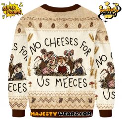 No Cheeses For Us Meeces Ugly Christmas Sweater
