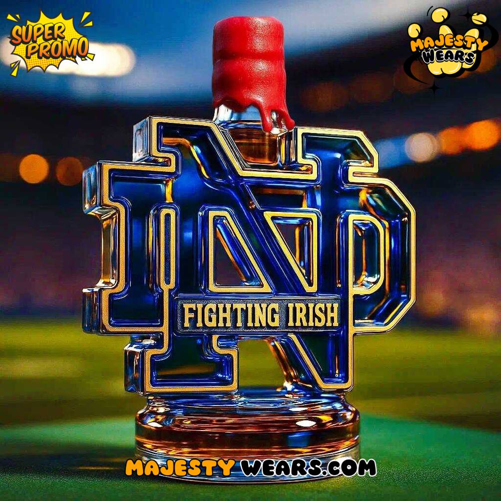 Notre Dame Fighting Irish Whiskey Bottle Limited Edition Notre Dame Fighting Irish Whiskey Bottle Limited Edition