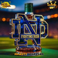 Notre Dame Fighting Irish Whiskey Bottle Limited Edition